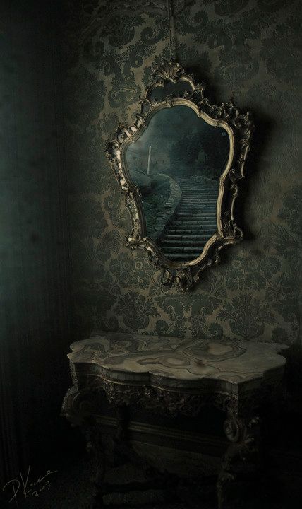 A mysterious mirror.